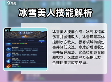 魔法帝国🔥冰雪女神打法攻略💎截图2
