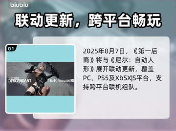 《第一后裔》x尼尔联动时间曝光！🎮🔥截图2