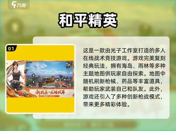 🔥2025最受欢迎的十大吃鸡游戏排行榜🎮截图2