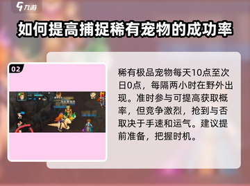魔力宝贝复兴✨离线挂机抓宠几率大曝光！野外遇宠秘籍截图3