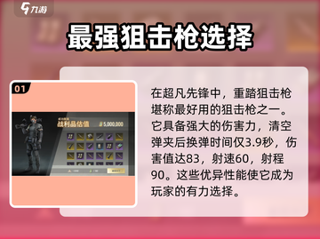 超凡先锋🔥最强狙击枪推荐，玩家必看！截图2
