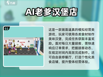🔥2025超耐玩汉堡店游戏大汇总🍔必试榜单！截图3