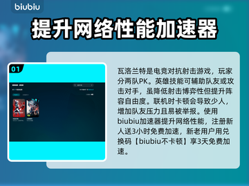 瓦洛兰特⚡加速器推荐，玩游戏必备🔥截图2