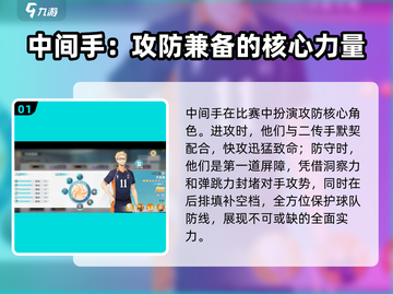 排球少年手游🔥中间手最佳选择攻略来啦！截图2