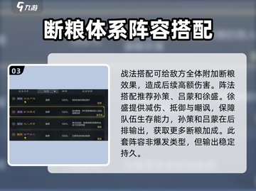 三国谋定天下🔥断粮队玩法技能解析⚡截图4