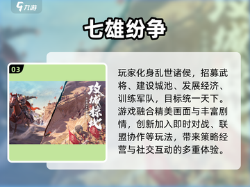 2025🔥战国手游TOP10出炉！🎮必玩清单速看截图4
