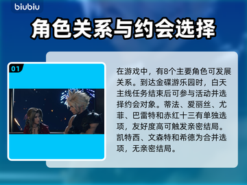 最终幻想7重生：金蝶约会完全攻略✨❤截图2