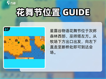 星露谷物语🌸花舞节地点攻略，必看！🎉截图2