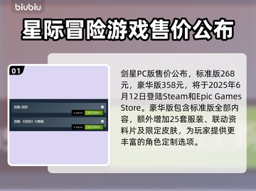 剑星PC版多少钱？价格曝光💥💰截图2