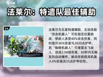 雾境序列🔥特遣角色推荐｜游戏必备🎉截图5