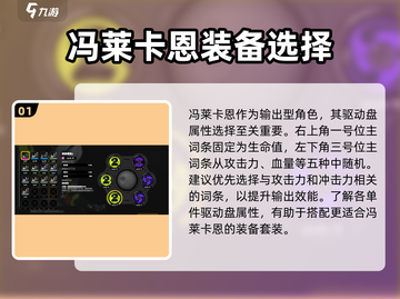 绝区零🔥冯莱卡恩最强装备推荐来啦！截图2