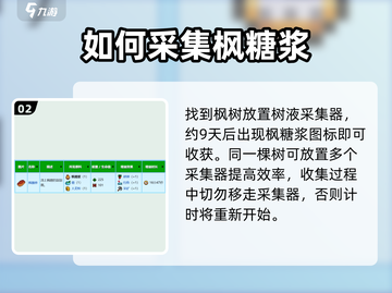 星露谷物语🔥枫糖浆获取秘籍✨甜翻你的农场生活截图3