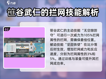 排球少年手游🔥笹谷武仁值得培养吗？强力球员介绍！截图3