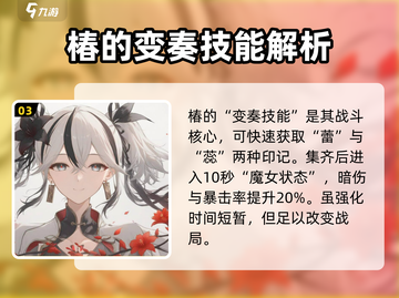 鸣潮🔥椿角色揭秘：游戏中的神秘力量✨截图4