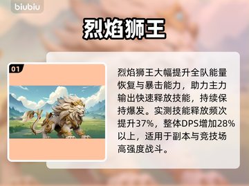 【巨神军师】圣兽搭配🔥必看攻略截图2