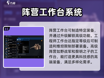 创世战车🔥阵营工作台超全作用解析来了！截图4