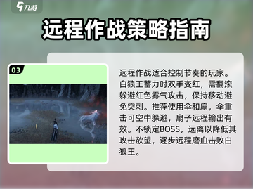 燕云十六声⚡打白狼王超详细打法攻略🎉截图4