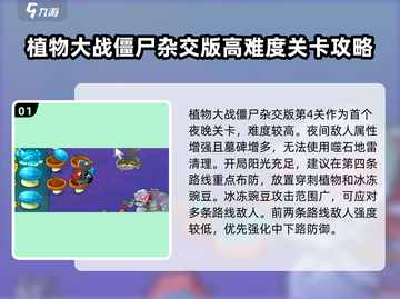 植物大战僵尸杂交版🔥全关卡攻略来了！快收藏👇截图2