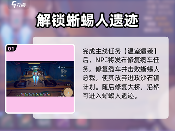 沙石镇时光🔥：蜥蜴人遗迹解锁全攻略！截图2