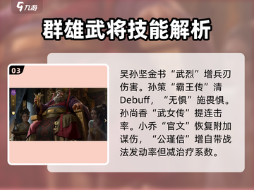 《三国谋定天下》武将金书效果大起底💥🔥截图4