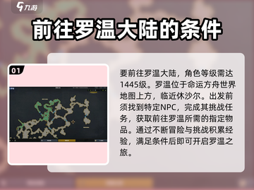 命运方舟🔥：快速到达罗温的秘籍！🎮截图2