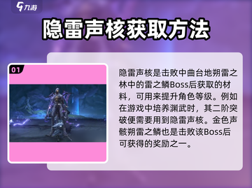 鸣潮⚡隐雷声核获取攻略，快速收集秘籍！截图2