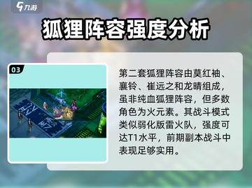 白荆回廊🔥狐狸阵容搭配指南，轻松通关秘籍🎉截图4