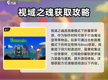 泰拉瑞亚🔥视域之魂获取&合成表全揭秘！截图2