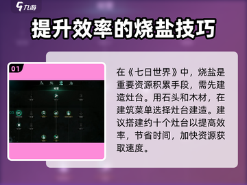 七日世界🔥烧盐教程，快速上手制盐技巧！截图2