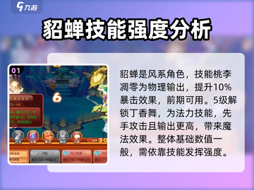 西普大陆🔥貂蝉强度爆表！角色详解💥截图2