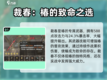 鸣潮🔥椿的武器类型大起底！玩家必看💡截图2
