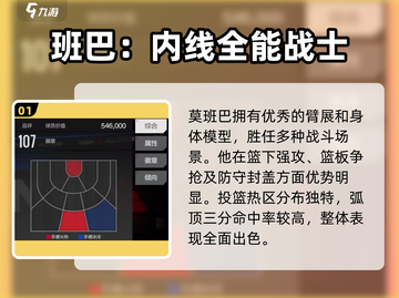 美职篮全明星🔥班巴球员属性效果大揭秘！截图2