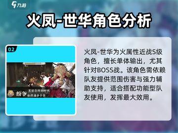 火环手游🔥角色大起底，这些角色闭眼入！截图3
