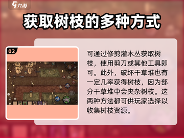 《饥荒新家园》树枝获取大揭秘🔥快速收集攻略来啦！截图3