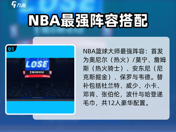 NBA篮球大师最强🔥阵容搭配攻略来了！截图2