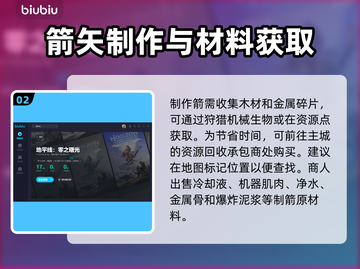 地平线西之绝境🔥箭制作方法大公开！📌截图3
