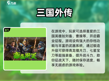 🔥2024超好玩的三国单机手游大全🎉截图2