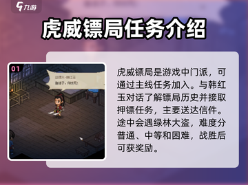 《大侠立志传》虎威镖局任务全流程攻略💎截图2
