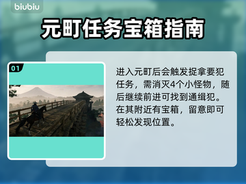 浪人崛起🔥元町宝箱位置全揭秘！🎁截图2