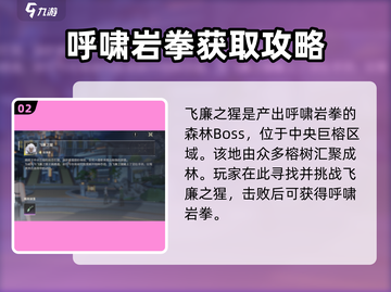 鸣潮⚡呼啸岩拳获取攻略｜快速获得方式✅截图3