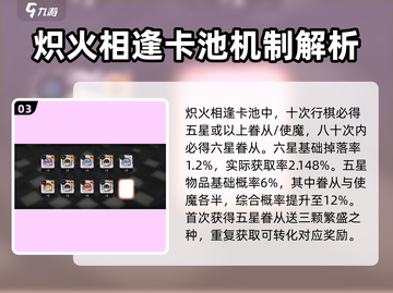 火环🔥卡池机制大揭秘！抽卡几率全曝光⚡截图4