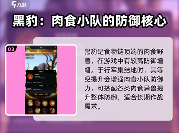 野兽领主新世界黑豹🔥技能超详细解析来啦！截图4
