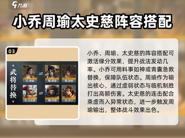 三国谋定天下🔥小乔武将觉醒攻略 SECRETrevealed！截图4