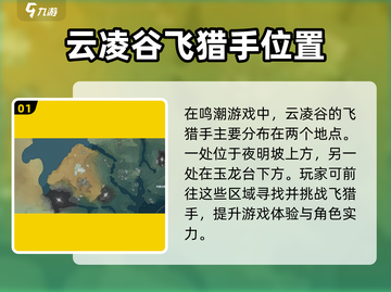 鸣潮🔥云陵谷飞猎手位置全揭秘！快来看看👇截图2