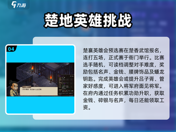 《大侠立志传》楚襄城🔥任务全流程攻略！截图5