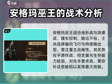 指环王纷争🔥安格玛巫王玩法攻略来了！⚡截图2