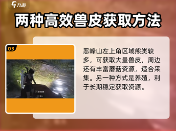 《七日世界》兽皮获取大揭秘🔥玩家必看！截图4