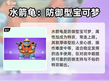 宝可梦大集结水箭龟🔥技能配招攻略分享！截图2