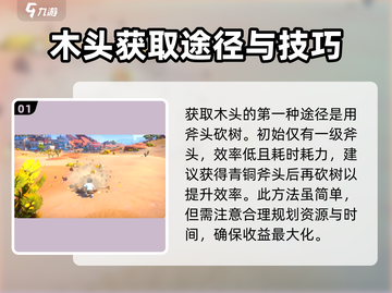 沙石镇时光💡新手快速获取木头方法分享！截图2