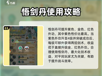 华夏千秋悟剑丹怎么获取？🎮剑诀秘籍大公开！截图4